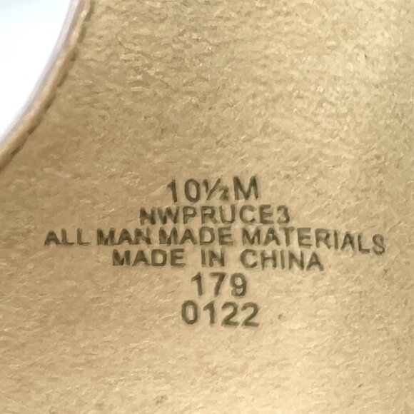 Nine West Womens Size 10.5 Mauve Dusty Pink Patent Pruce Heels Sandals Shoes - Picture 13 of 14